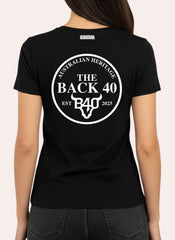 Signature Heritage Badge Tee The Back 40