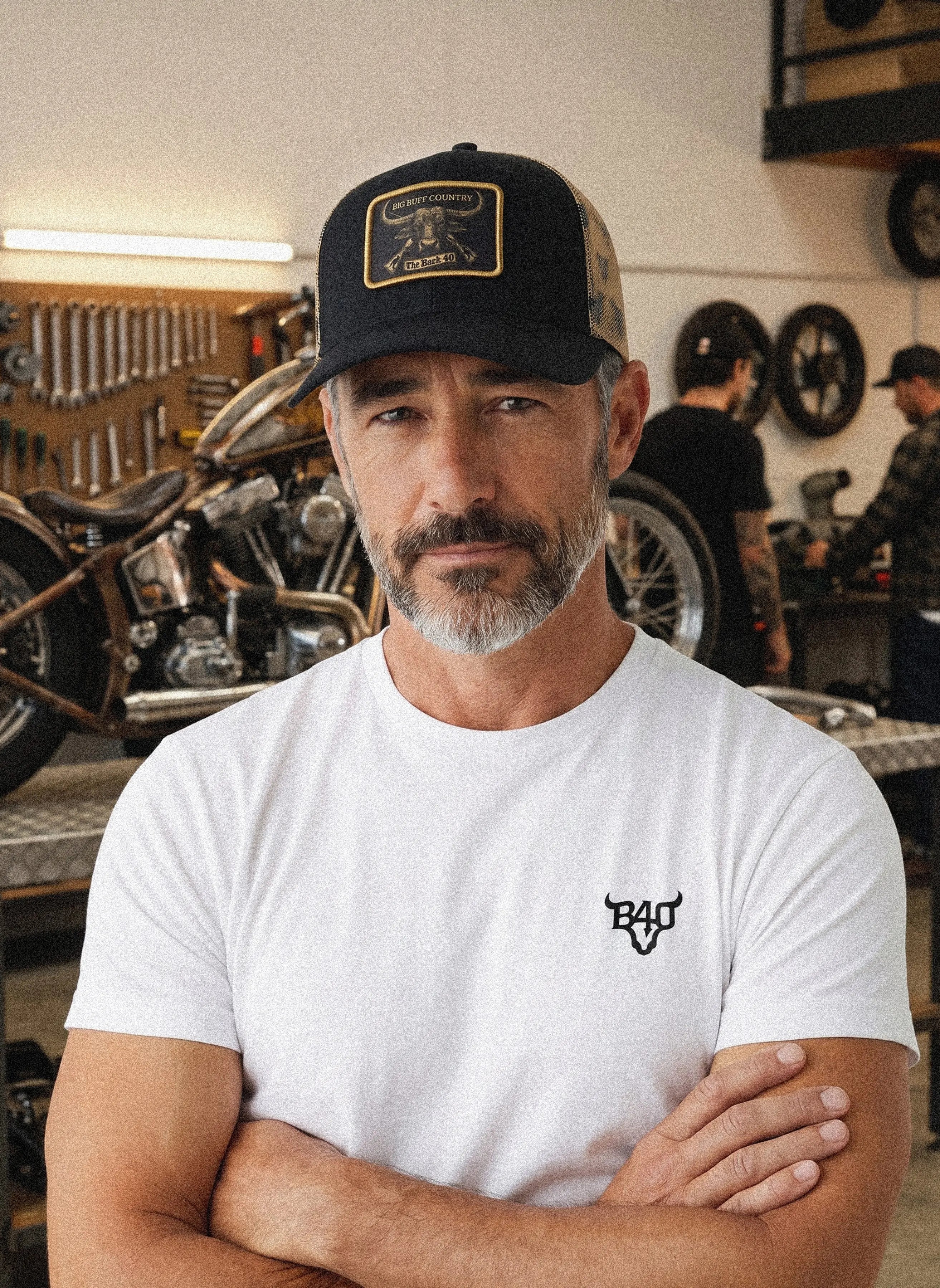 Big Buff Country Trucker Cap The Back 40