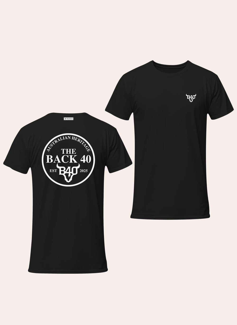 Signature Heritage Badge Tee The Back 40