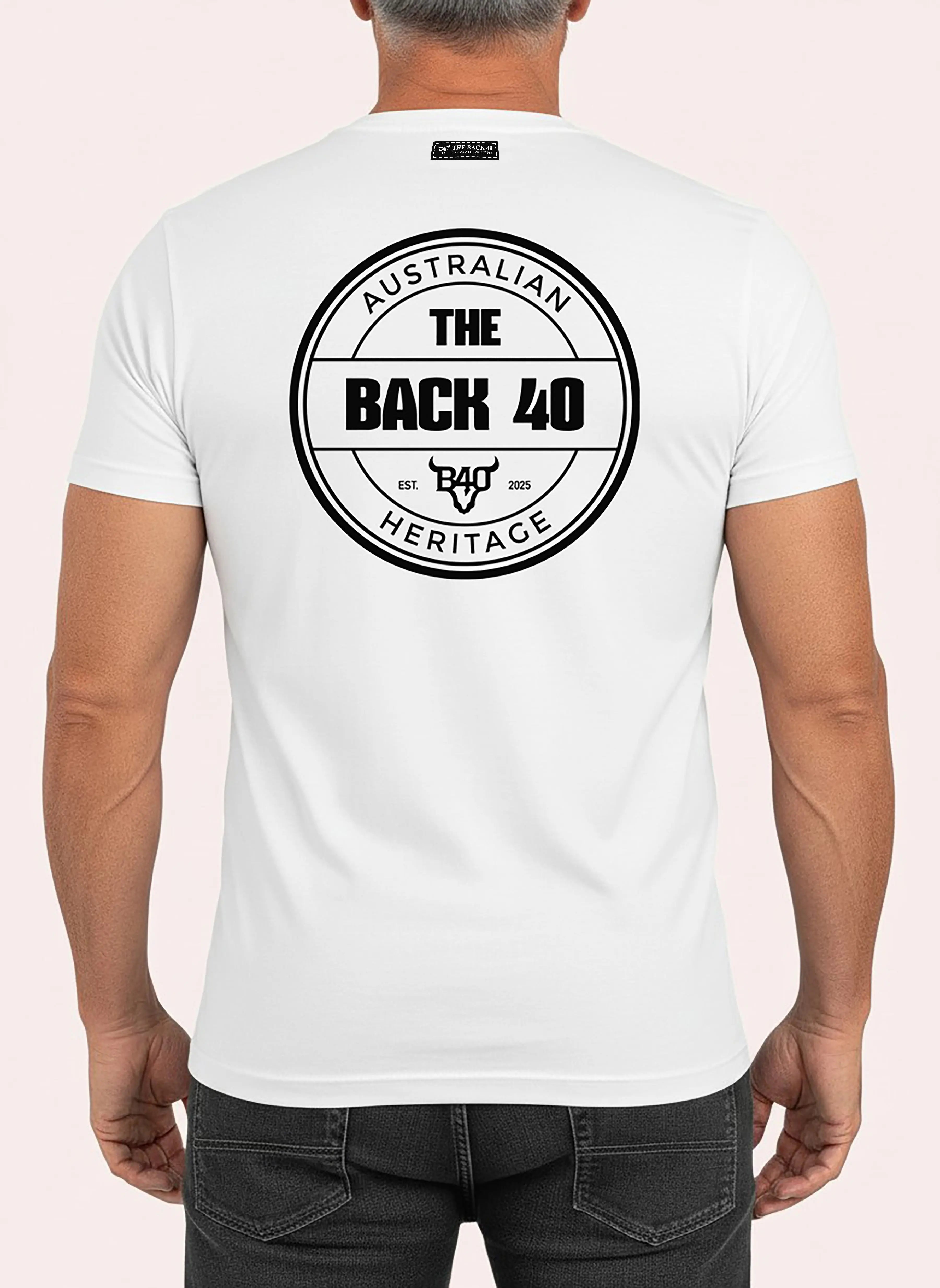 Classic Australian Heritage Tee The Back 40