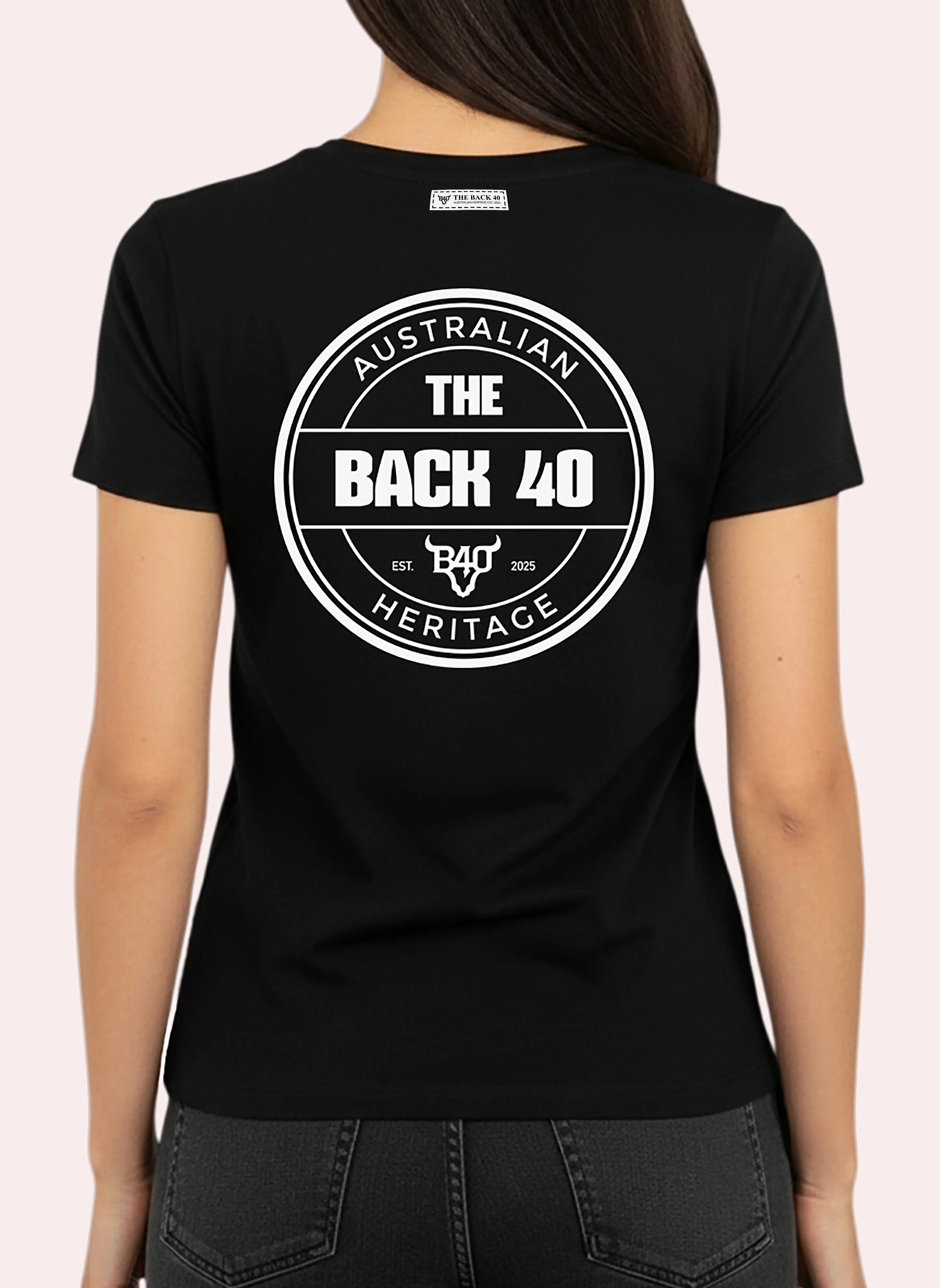 Classic Australian Heritage Tee The Back 40