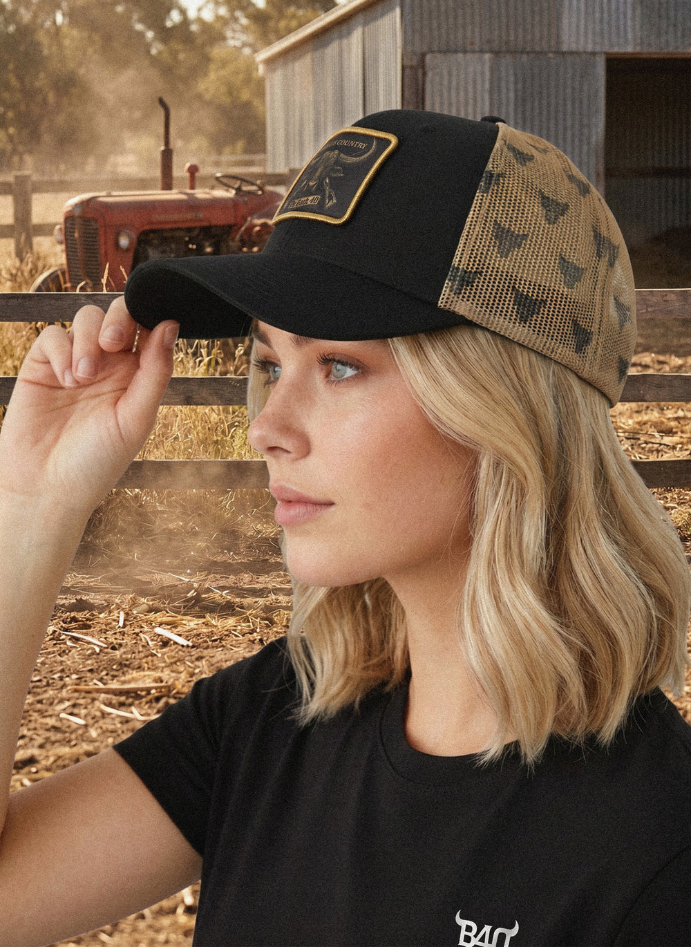 Big Buff Country Trucker Cap The Back 40