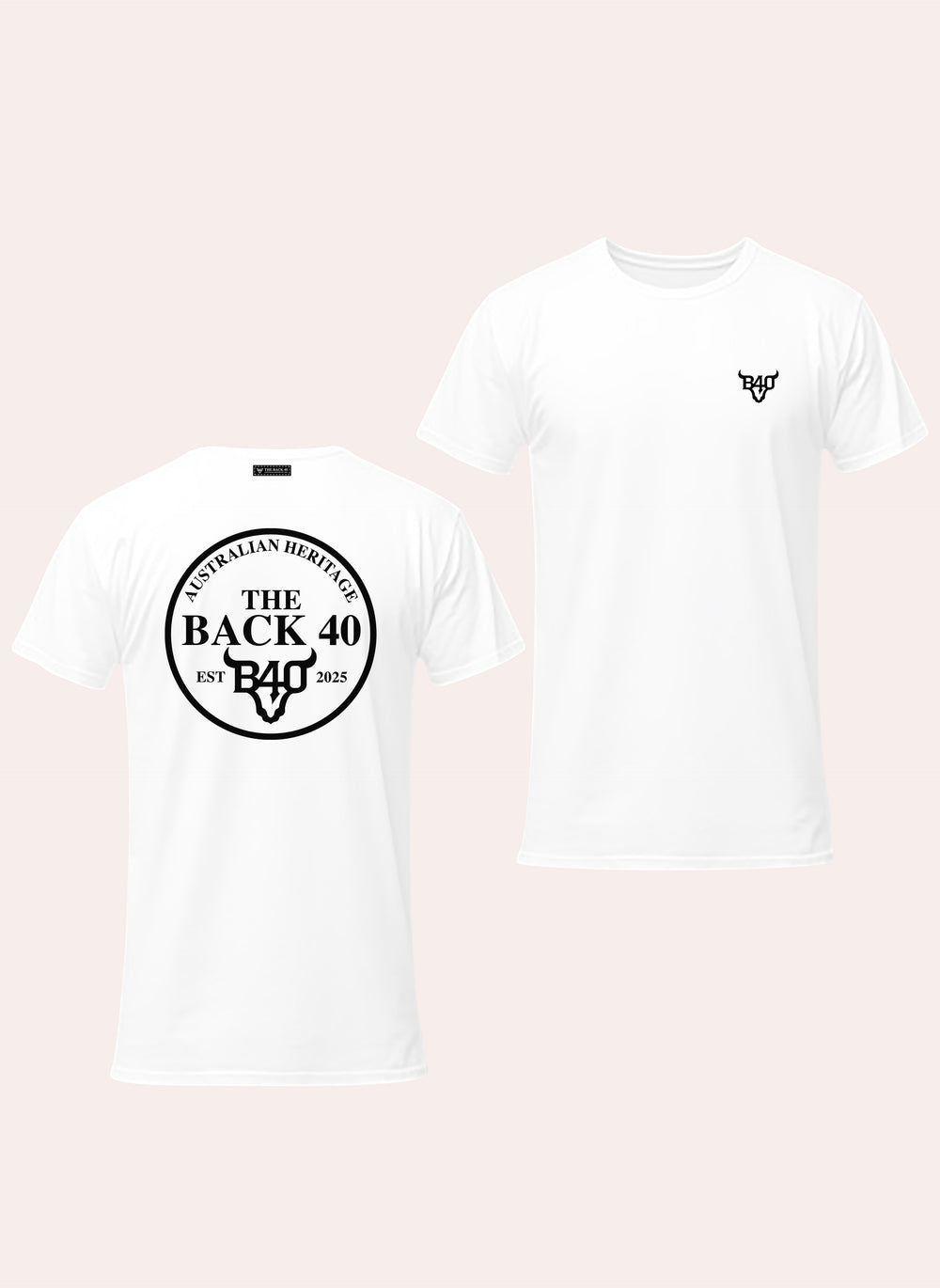 Signature Heritage Badge Tee The Back 40