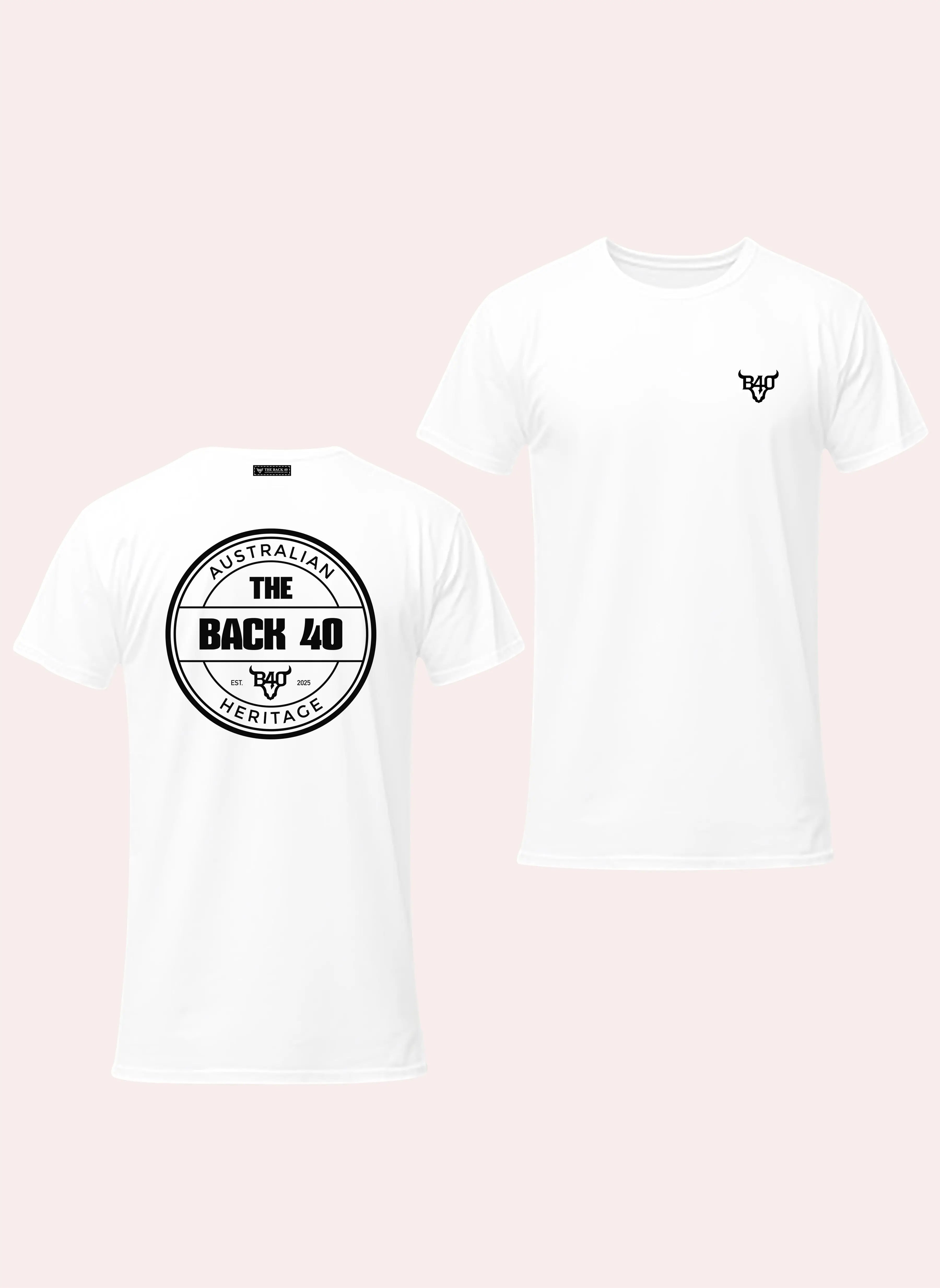 Classic Australian Heritage Tee The Back 40