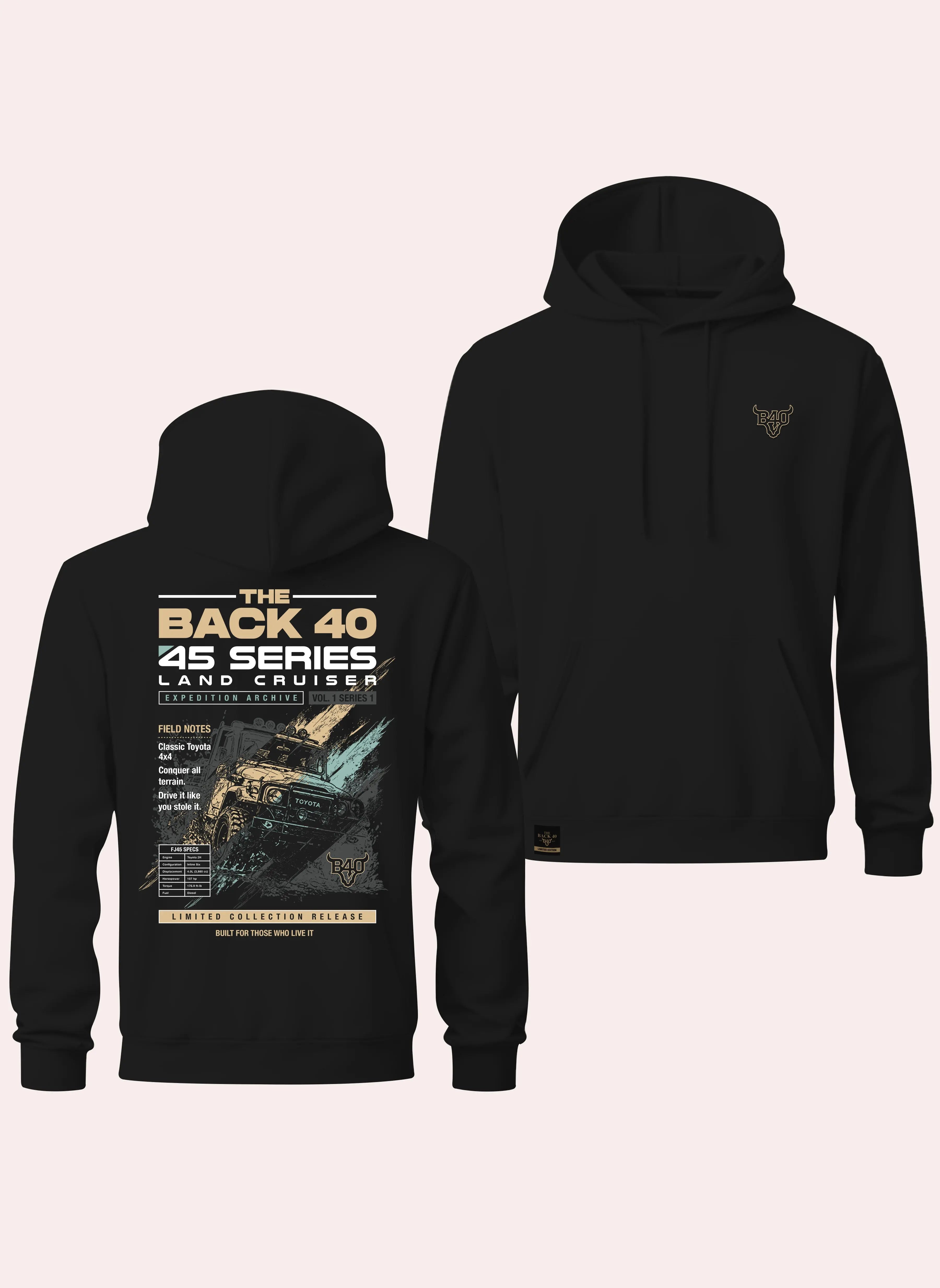 Land Cruiser Limited Edition Hoodie The Back 40