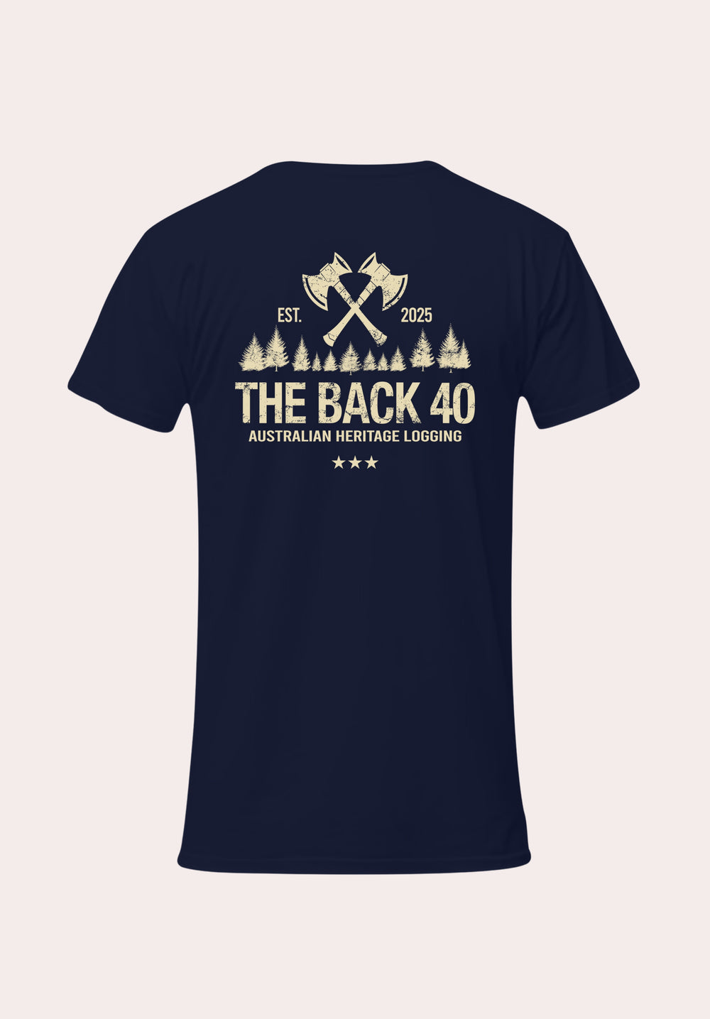 Australian Heritage Logging Gen Tee The Back 40